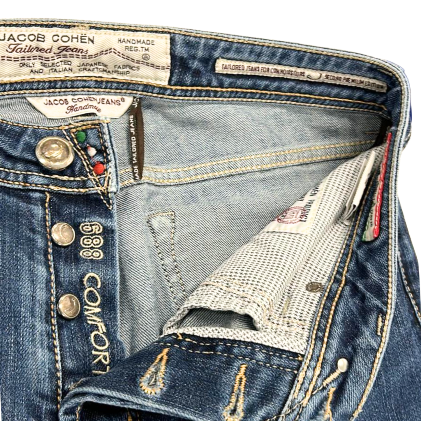 Jacob Cohën 688 Slim Fit Jeans (Navy)