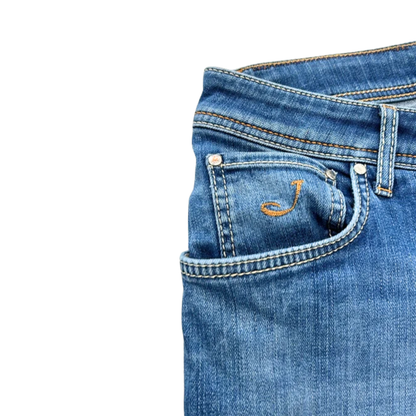 Jacob Cohën 622 Slim Fit Jeans (Navy Blue)