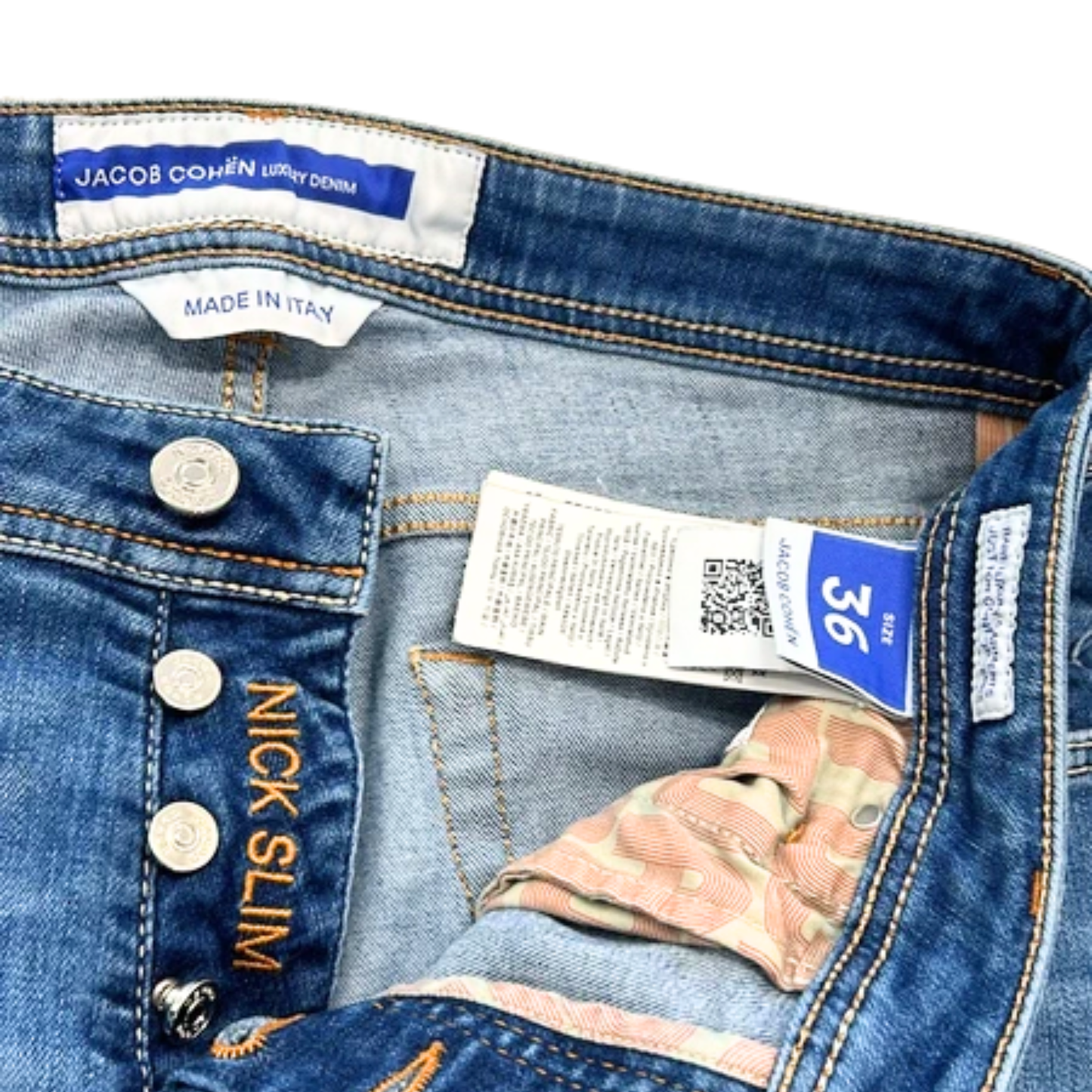 Jacob Cohën 622 Slim Fit Jeans (Navy Blue)