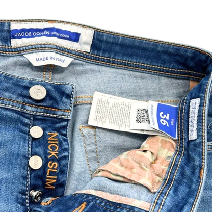 Jacob Cohën 622 Slim Fit Jeans (Navy Blue)